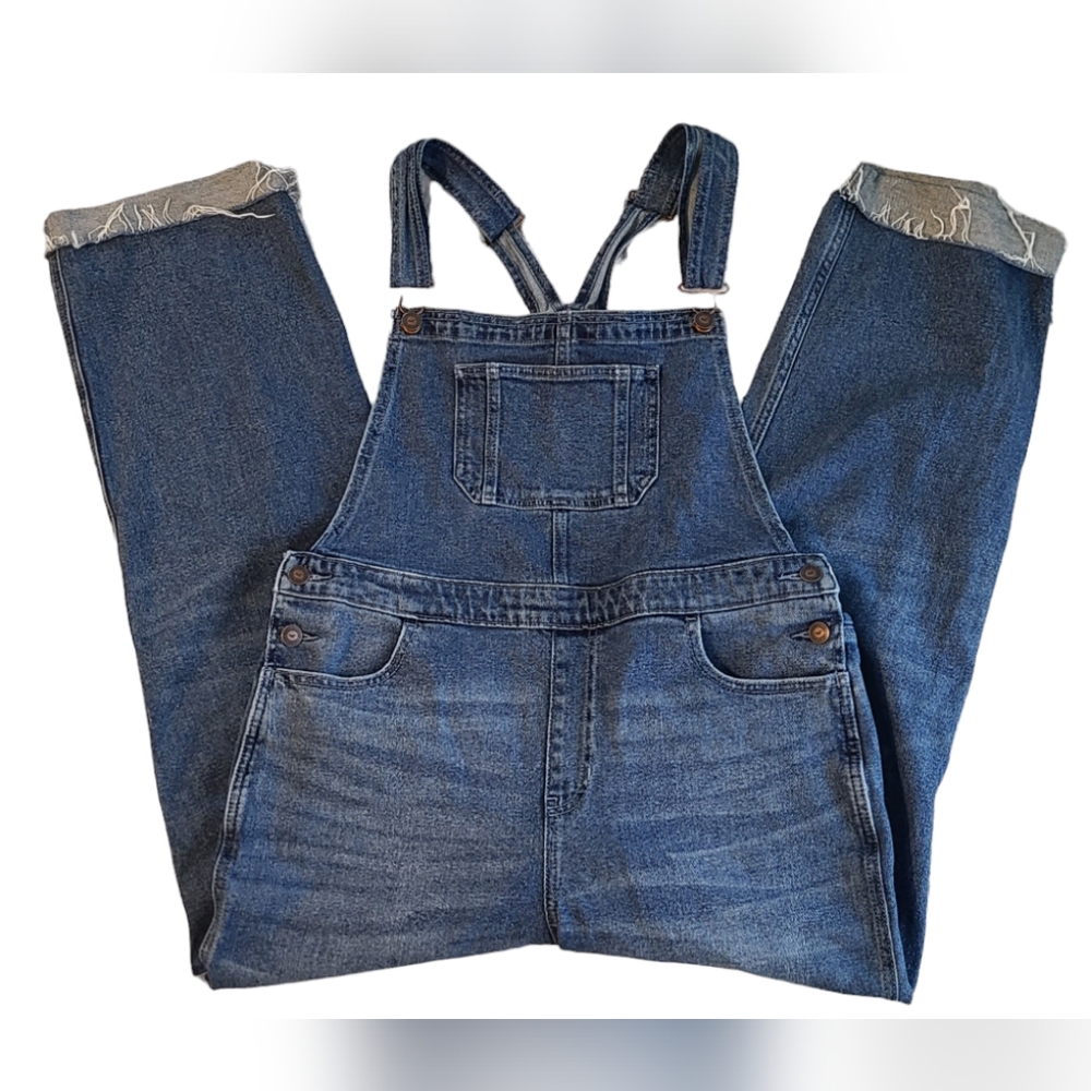 🎉Host Pick!🎉 NWOT! Denim Overalls Size M Hollister